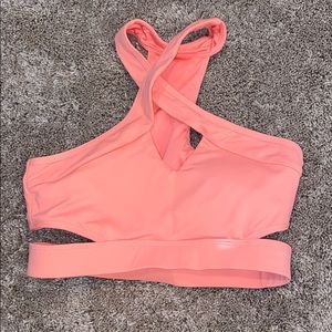 Peach Sports Bra